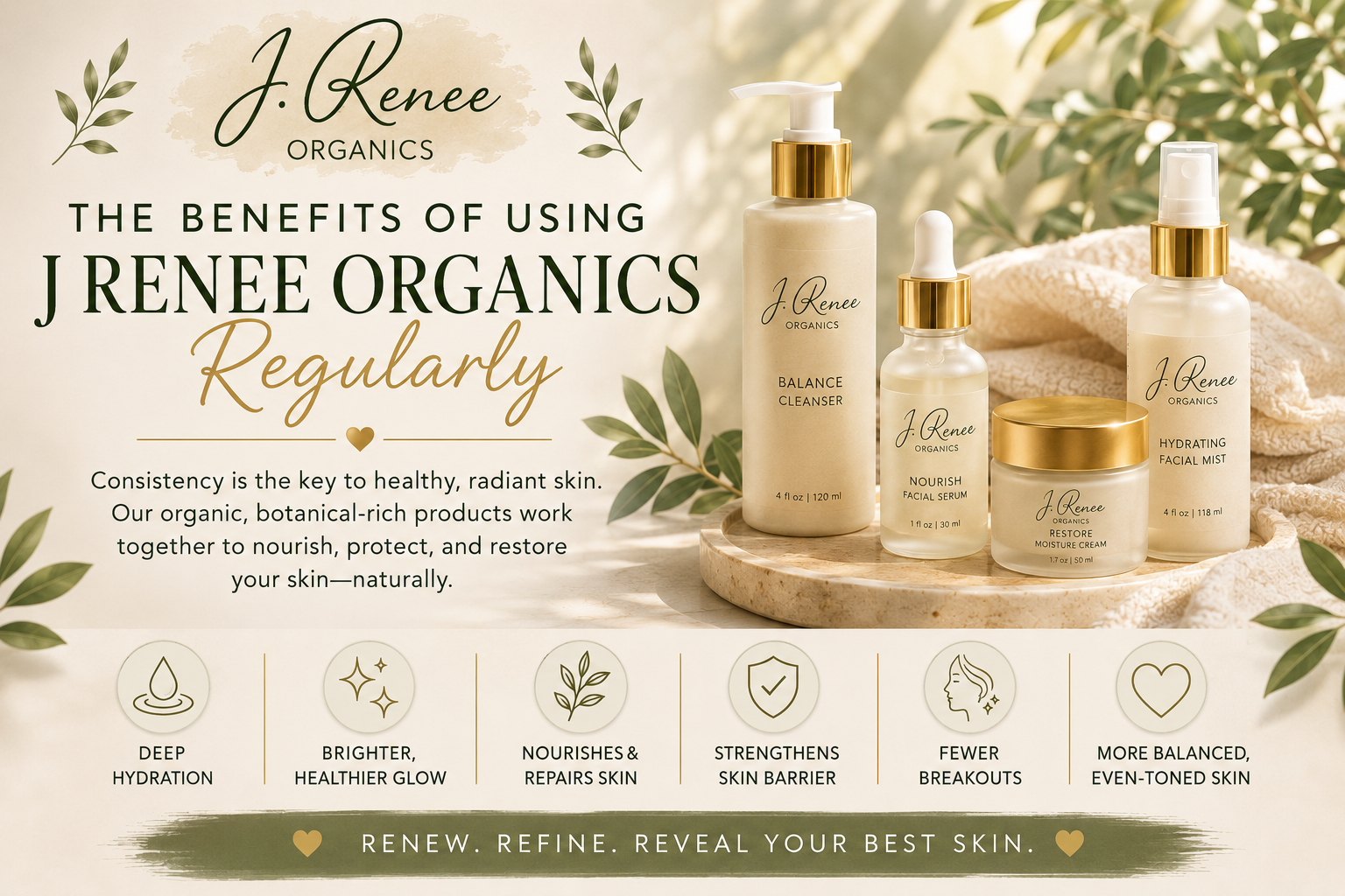 The Benefits of Using J Renee Organics Regularly