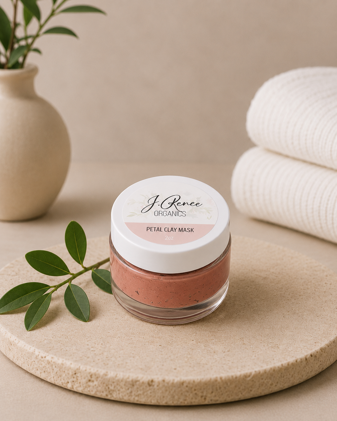 Pink Petal Clay Mask - 2oz